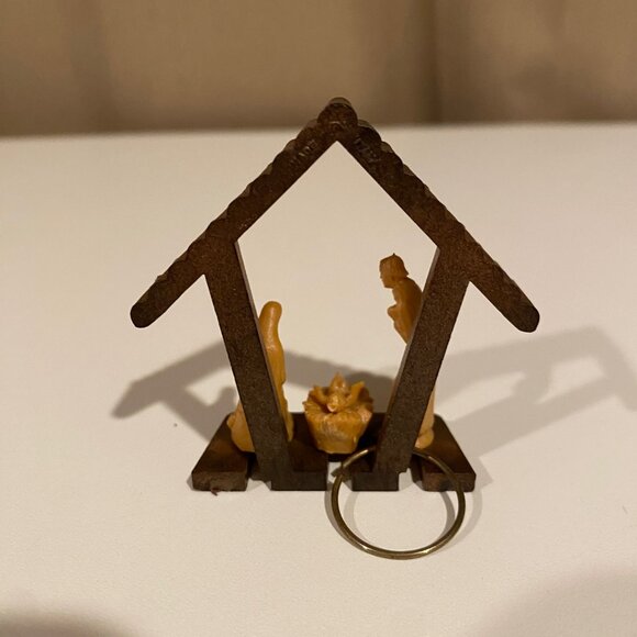 Miniature Nativity Scene 2" Made in Italy Christmas Décor - Picture 3 of 4